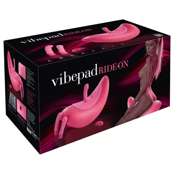 VibePad Rideon - vibrator pentru stimulare punct G și clitoris - roz