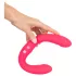 Couples Choice - vibrator dublu pentru cupluri - silicon roz