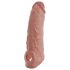 Realistixxx - mânecă realistă penis cu vibrații wireless - silicon natur 20cm
