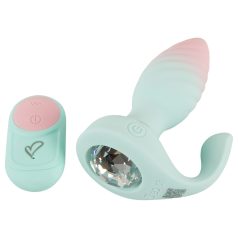 Beau Coeur Juvela - plug anal vibrator - silicon turcoaz
