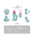 Beau Coeur Juvela - plug anal vibrator - silicon turcoaz