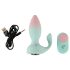 Beau Coeur Juvela - plug anal vibrator - silicon turcoaz