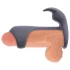 Beau Coeur Vylor - inel penis și testicule cu vibrator clitoridian - gri