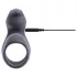 Beau Coeur Vylor - inel penis și testicule cu vibrator clitoridian - gri