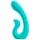 Beau Coeur Naira - vibrator pentru punctul G și clitoris - silicon verde