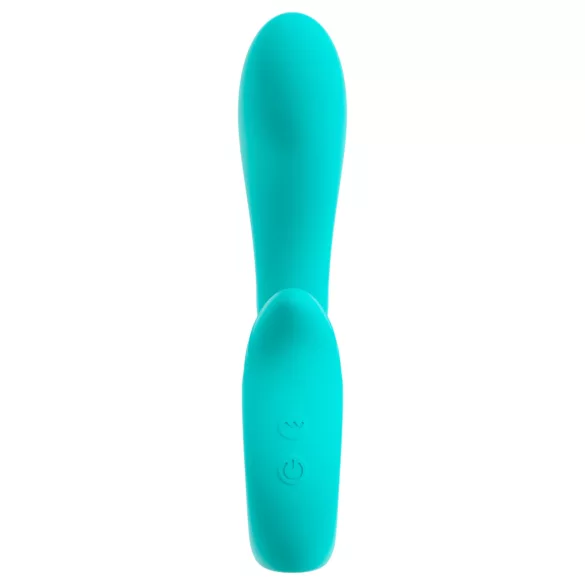 Beau Coeur Naira - vibrator pentru punctul G și clitoris - silicon verde