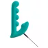 Beau Coeur Sylora - vibrator 2 în 1 cu mărgele (verde)