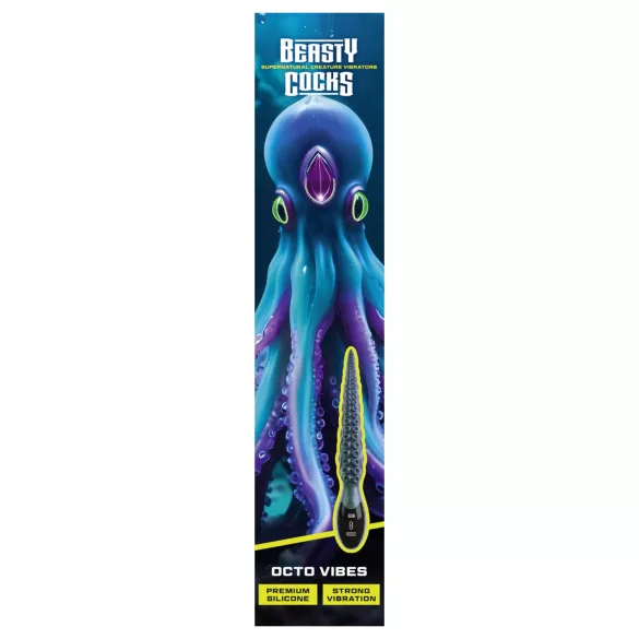 Beasty Cocks - vibrator tentacule polip - silicon verde