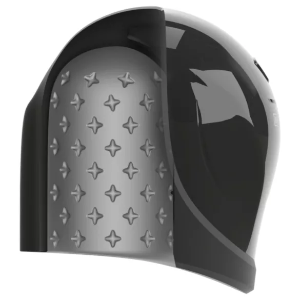 Rebel - vibrator cap penian impermeabil - negru