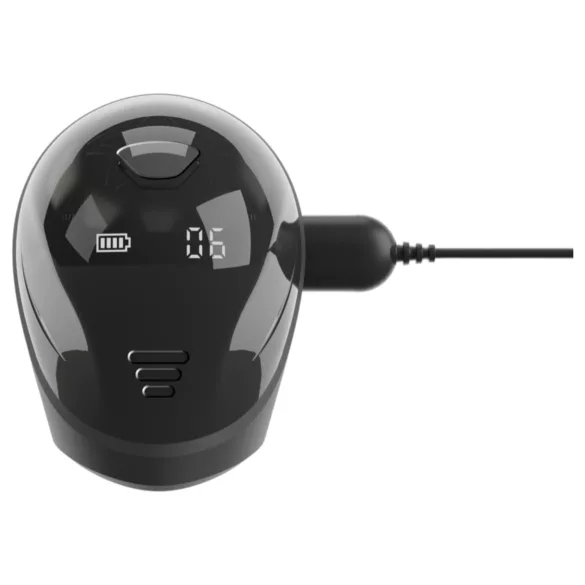 Rebel - vibrator cap penian impermeabil - negru