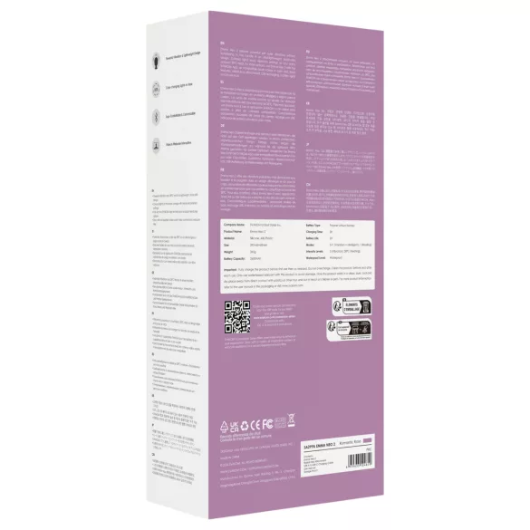 Svakom Emma Neo 2 - vibrator inteligent pentru masaj (mov)