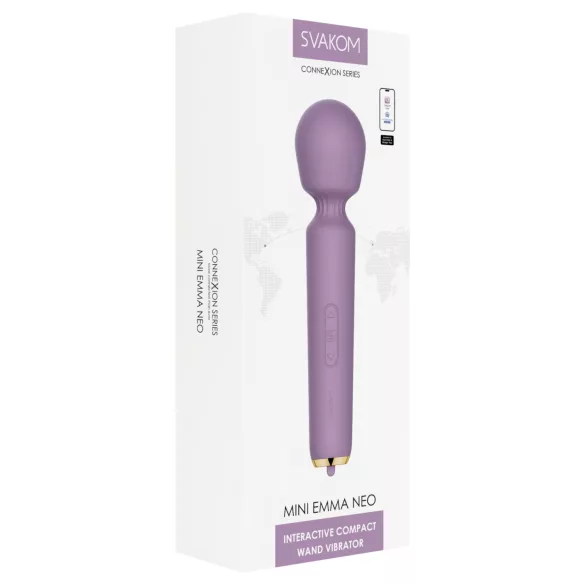 Svakom - vibrator masaj inteligent Mini Emma Neo - silicon mov
