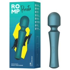   ROMP Presto - vibrator masaj - stimulare intensă - silicon verde