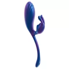   Smile - Vibrator dublu stimulare G și clitoris - silicon albastru