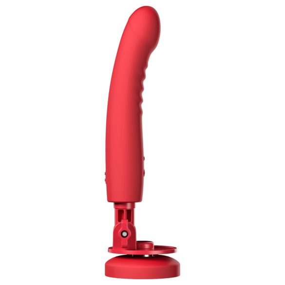 Lovense Mission 2 - vibrator inteligent cu ventuză (roșu)