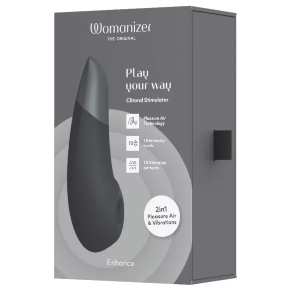 Womanizer - stimulator clitoridian cu unde de aer - negru