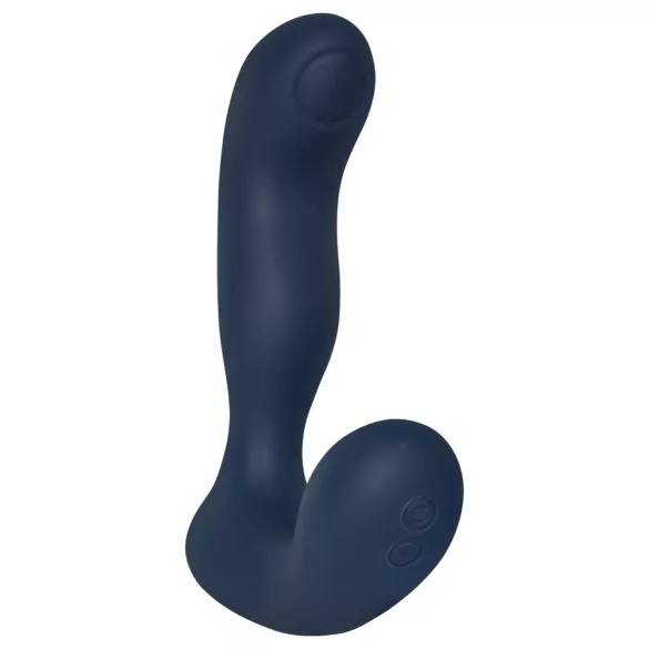 Svakom Iker Neo - vibrator anal interactiv pulsatil - silicon albastru