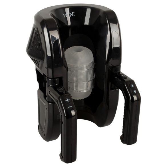 WYNE 10 - masturbator automat cu mâner - negru