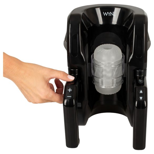 WYNE 10 - masturbator automat cu mâner - negru