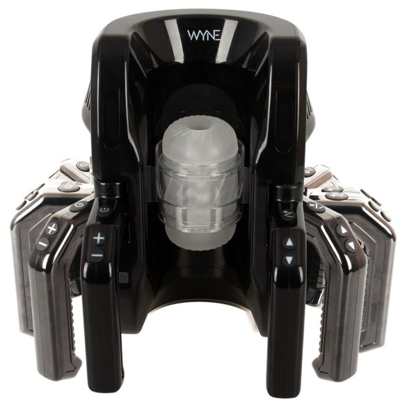 WYNE 10 - masturbator automat cu mâner - negru