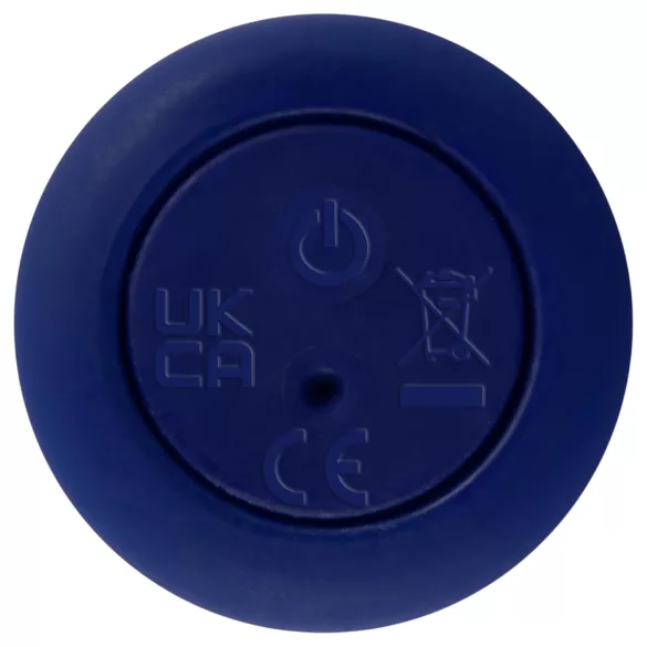 Smile - vibrator pentru punctul G curbat - silicon albastru