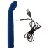 Smile - vibrator pentru punctul G curbat - silicon albastru