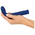 Smile - vibrator pentru punctul G curbat - silicon albastru