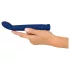 Smile - vibrator pentru punctul G curbat - silicon albastru