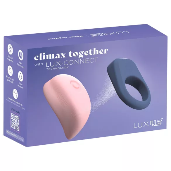 Luxus - vibrator pentru cuplu cu magneți - set