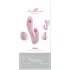 Beau Coeur Cerya - mini vibrator cu braț pentru clitoris - roz deschis