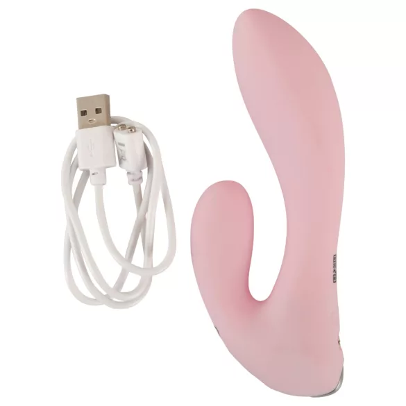 Beau Coeur Cerya - mini vibrator cu braț pentru clitoris - roz deschis