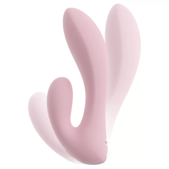 Beau Coeur Cerya - mini vibrator cu braț pentru clitoris - roz deschis