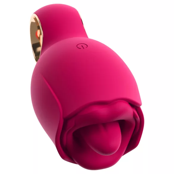 You2Toys Oral Fun - vibrator pentru stimularea clitorisului cu limbă (roz)