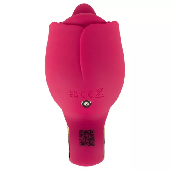 You2Toys Oral Fun - vibrator pentru stimularea clitorisului cu limbă (roz)