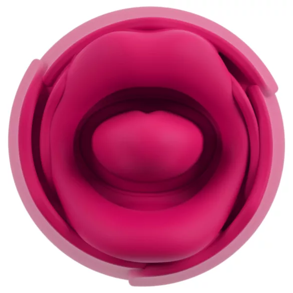You2Toys Oral Fun - vibrator pentru stimularea clitorisului cu limbă (roz)