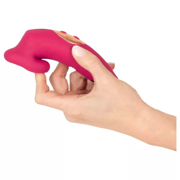 You2Toys Oral Fun - stimulent clitoridian cu aspirație și limbă (roz)