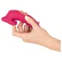You2Toys Oral Fun - stimulent clitoridian cu aspirație și limbă (roz)