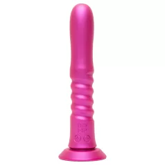 ROMP Jiggle - vibrator împingător cu ventuză (roz)
