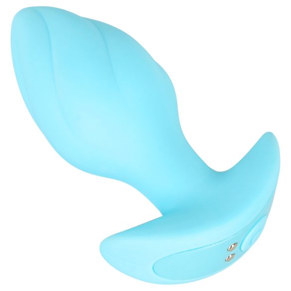 Cuties Mini - plug anal vibrant - silicon albastru