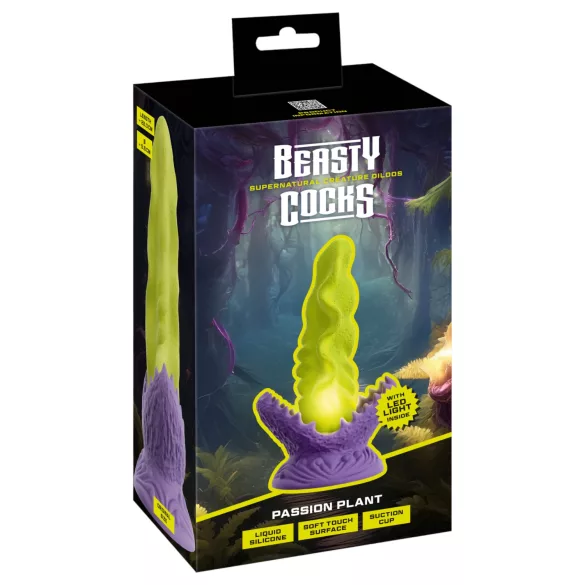 Beasty Cocks - dildou luminos - fosforescent, verde
