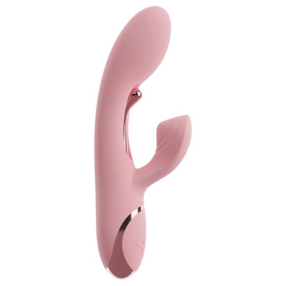 Beau Coeur Avenor - vibrator pentru punctul G cu limbă și braț pentru clitoris (roz)
