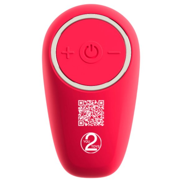 You2Toys Strapless - vibrator cu curea, cu 3 brațe (roz)