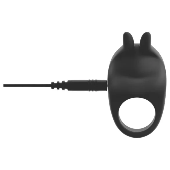 Couple Choice - inel pentru penis și vibrator punctul G - silicon gri