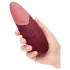 Womanizer Next - vibrator clitoridian cu unde de aer - reîncărcabil, bordo