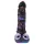 Beasty Cocks Firefly Fantasies - vibrator fantasy cu funcție de încălzire și mișcare de împingere (albastru) - 23,4 cm