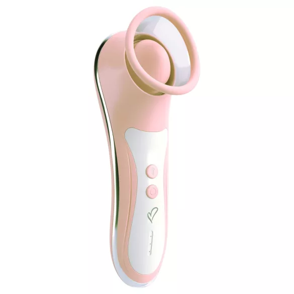 Beau Coeur Lyvena - stimulator de clitoris cu aspirație și pulsații (roz)