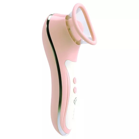 Beau Coeur Lyvena - stimulator de clitoris cu aspirație și pulsații (roz)