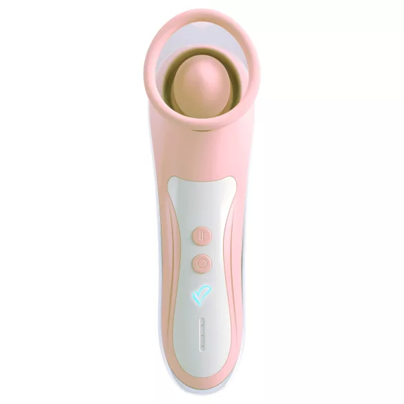 Beau Coeur Lyvena - stimulator de clitoris cu aspirație și pulsații (roz)