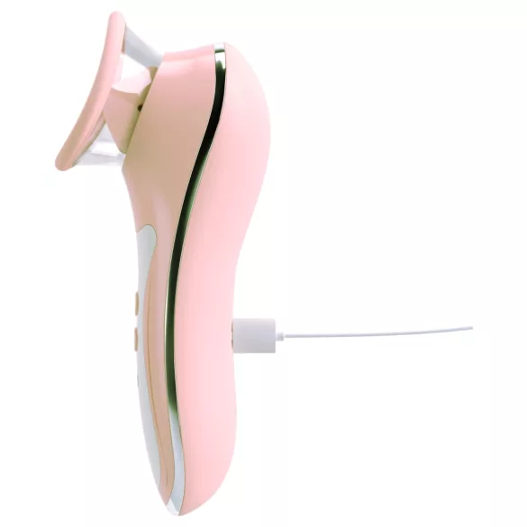 Beau Coeur Lyvena - stimulator de clitoris cu aspirație și pulsații (roz)