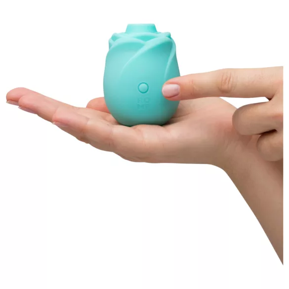 ROMP Rose Glow - stimulator de clitoris cu undă de aer (albastru)